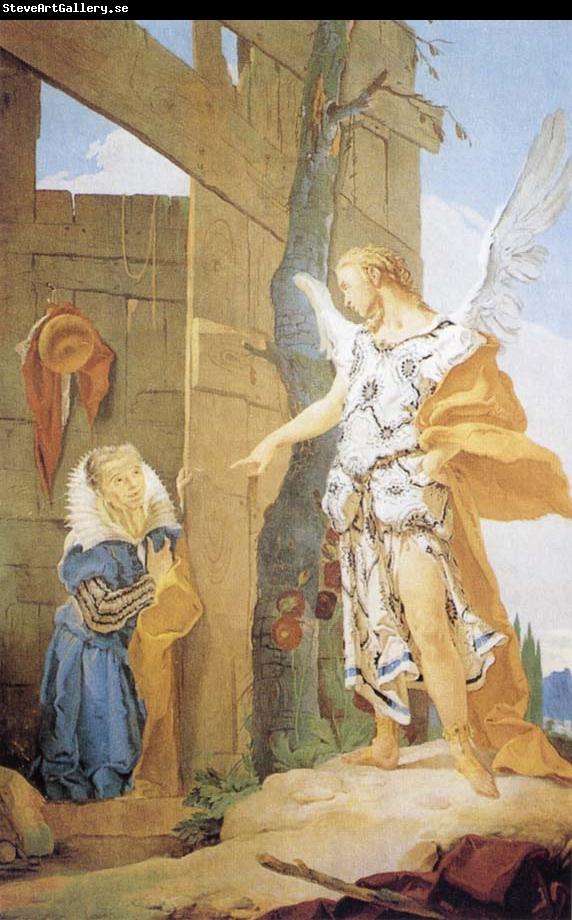 Giovanni Battista Tiepolo Sarah and the Archangel